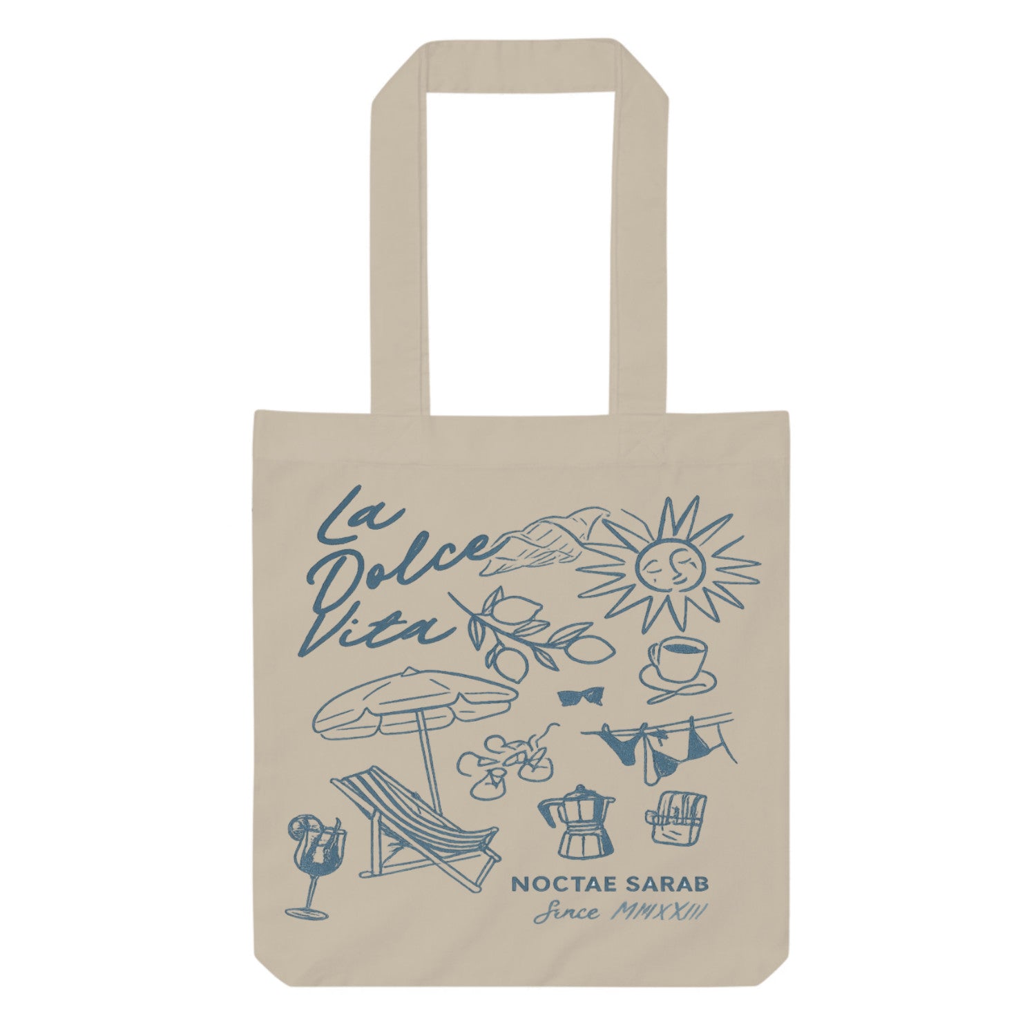 Tote Bag en toile – ÉDITION “La Dolce Vita”