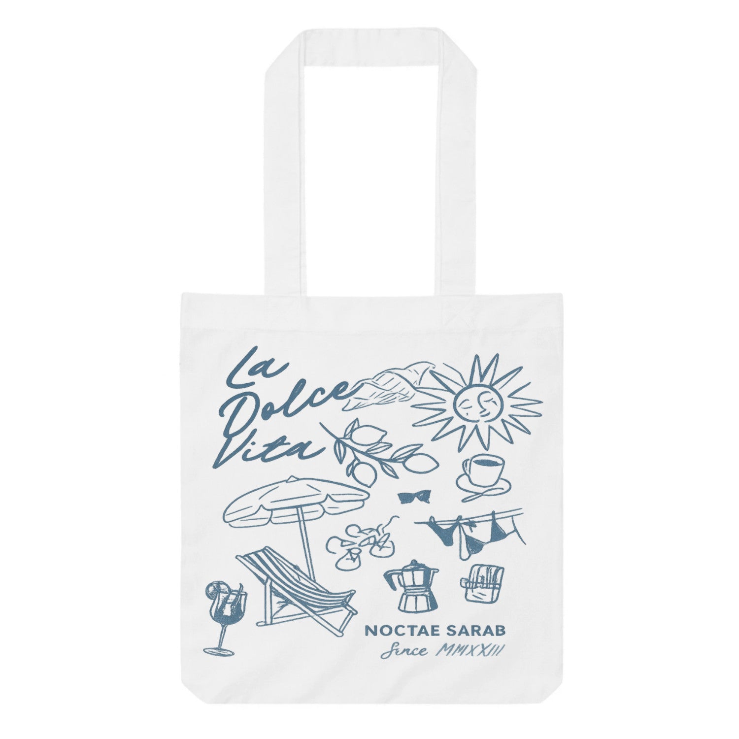 Tote Bag en toile – ÉDITION “La Dolce Vita”